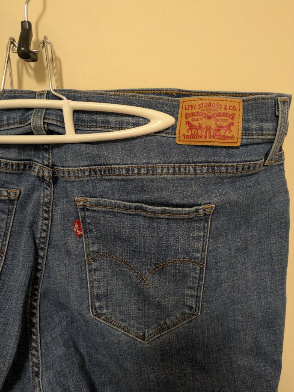 Levi's 721 high rise skinny jeans size 18w women's - Picture 6 of 6
